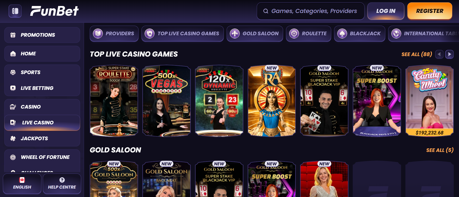 FunBet legalne kasyno